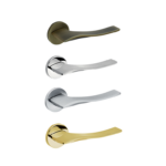 Maniglia kind h6 rosetta tonda d.50x6h bocchetta foro chiave varie finiture | KTS